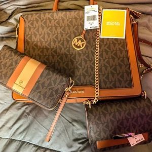 Tote, cross over, wallet set